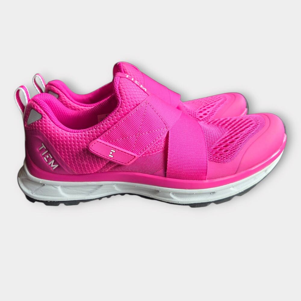 TIEM Slipstream Knockout Pink Indoor Cycling Shoes Women's Size 7.5